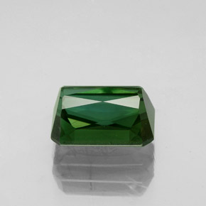 Turmalina verde natural 2,47ct, corte esmeralda, VVS
