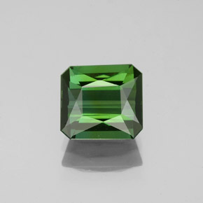 Turmalina verde natural 1,81ct, corte esmeralda, VVS-VS