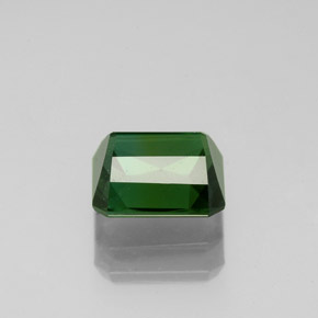 Turmalina verde natural 1,81ct, corte esmeralda, VVS-VS