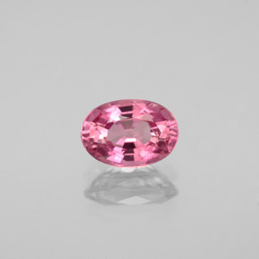 Turmalina rosa natural 0,91ct, corte oval, VS-SI