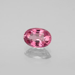 Turmalina rosa natural 0,91ct, corte oval, VS-SI