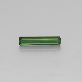 Turmalina verde natural 1,74ct, corte esmeralda, VS