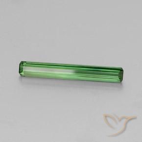Turmalina Verde médio Natural 1.44ct, Corte Octógono / Esmeralda, VVS-VS
