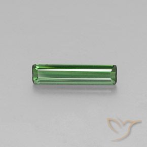 Turmalina Verde Natural 1,69ct, Corte Esmeralda, VVS-VS