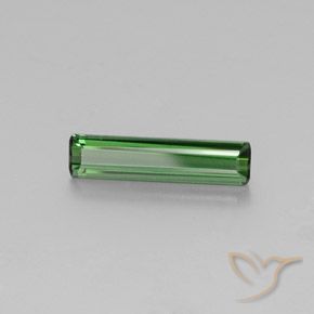 Turmalina Verde Natural 1,69ct, Corte Esmeralda, VVS-VS