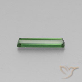 Turmalina Verde Natural 1,69ct, Corte Esmeralda, VVS-VS