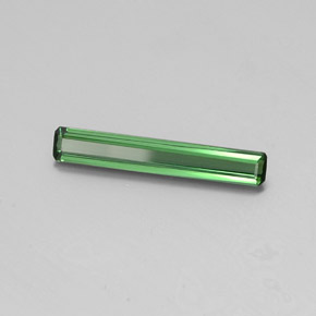 Turmalina verde natural 1,51ct, corte esmeralda, VS