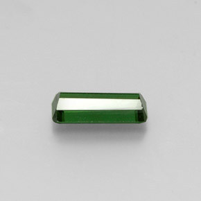 Turmalina verde natural 1,75ct, corte esmeralda, VS