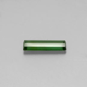 Turmalina verde natural 1,60ct, corte esmeralda, VVS