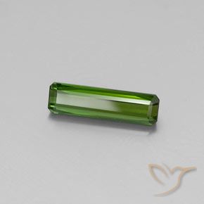 Turmalina Verde médio Natural 1.93ct, Corte Octógono / Esmeralda, VVS-VS