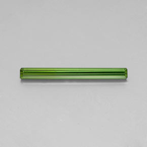 Turmalina verde natural 1,75ct, corte esmeralda, VVS-VS
