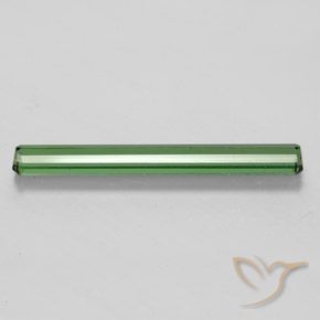 Turmalina Verde médio Natural 1.57ct, Corte Octógono / Esmeralda, VVS-VS