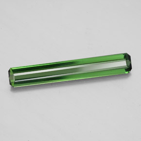 Turmalina verde natural 1,51ct, corte esmeralda, VS