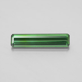 Turmalina verde natural 1,71ct, corte esmeralda, VS
