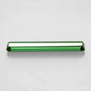 Turmalina verde natural 1,60ct, corte esmeralda, VVS-VS