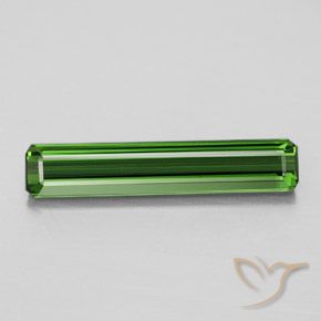 Turmalina verde natural 2,58ct, corte esmeralda, VVS-VS