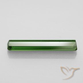 Turmalina verde natural 2,58ct, corte esmeralda, VVS-VS