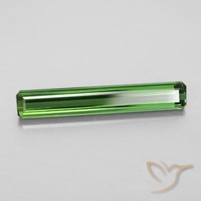 Turmalina Verde Terroso Natural 2.41ct, Corte Octógono / Esmeralda, VVS-VS