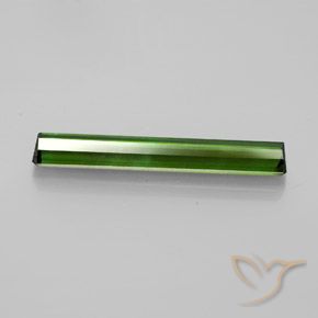 Turmalina verde natural 3,45ct, corte esmeralda, VVS