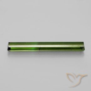 Turmalina Verde escuro Natural 3.44ct, Corte Octógono / Esmeralda, SI