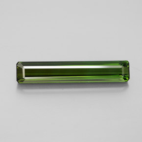 Turmalina verde natural 3,12ct, corte esmeralda, VVS-VS