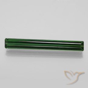 3.19ct Natural Verde Floresta Legal Turmalina, Corte Esmeralda, VVS