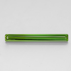 Turmalina verde natural 3,07ct, corte esmeralda, VVS
