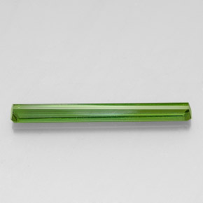 Turmalina verde natural 3,07ct, corte esmeralda, VVS