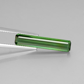 Turmalina Verde Natural 3.06ct, Corte Esmeralda, VVS-VS