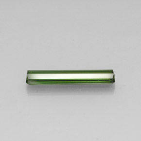 Turmalina verde natural 3,01ct, corte esmeralda, VVS-VS