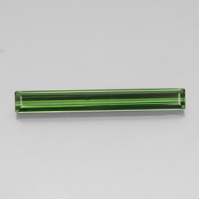 Turmalina verde natural 3,15ct, corte esmeralda, VVS
