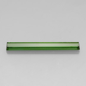 Turmalina verde natural 3,15ct, corte esmeralda, VVS