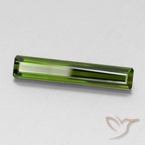 Turmalina Verde escuro Natural 3.28ct, Corte Octógono / Esmeralda, VVS-VS