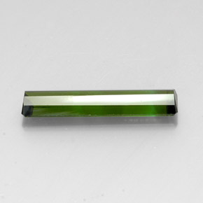 Turmalina verde natural 3,40ct, corte esmeralda, VS