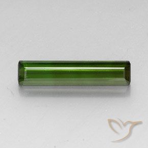 3.52ct Natural Verde escuro Turmalina, Corte Esmeralda, VVS-VS