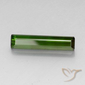 Turmalina Verde escuro Natural 3.52ct, Corte Octógono / Esmeralda, VVS-VS