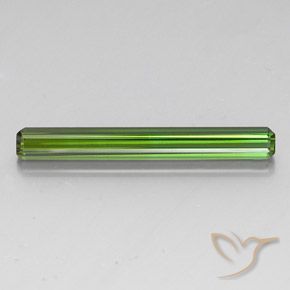 3.42ct Natural verde escuro Turmalina, Corte Esmeralda, VVS-VS