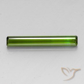 3.08ct Natural Verde escuro Turmalina, Corte Esmeralda, VS-SI