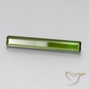 Turmalina Verde escuro Natural 3.08ct, Corte Octógono / Esmeralda, VS-SI