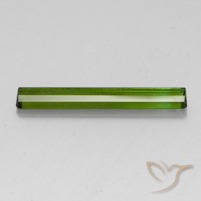 Turmalina Verde escuro Natural 3.08ct, Corte Octógono / Esmeralda, VS-SI
