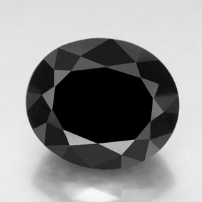Turmalina preto natural 74,70ct, corte oval, opaco