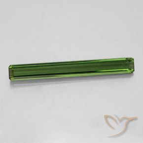 2.09ct Natural Verde floresta Turmalina, Corte Esmeralda, VVS-VS