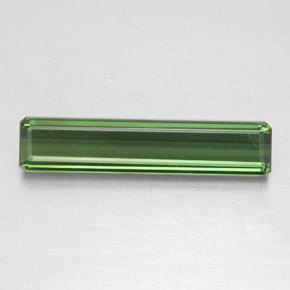 Turmalina verde natural 2,11ct, corte esmeralda, VS