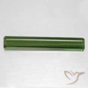 2.98ct Natural Verde médio Turmalina, Corte Esmeralda, VVS-VS