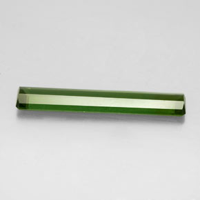 Turmalina verde natural 2,62ct, corte esmeralda, VVS-VS