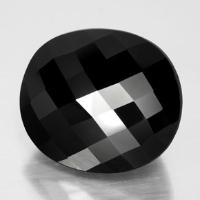 Turmalina Schorl Natural 30.97ct, Corte Oval, Opaco