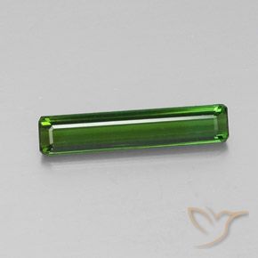 2.13ct Natural Verde médio-escuro Turmalina, Corte Esmeralda, VVS-VS