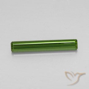 2.77ct Natural Verde escuro Turmalina, Corte Esmeralda, VS