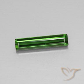 2.39ct Natural Verde médio-escuro Turmalina, Corte Esmeralda, VS