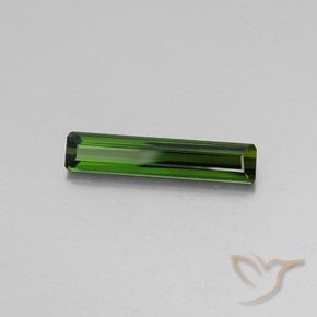 Turmalina Verde escuro Natural 2.66ct, Corte Octógono / Esmeralda, VS
